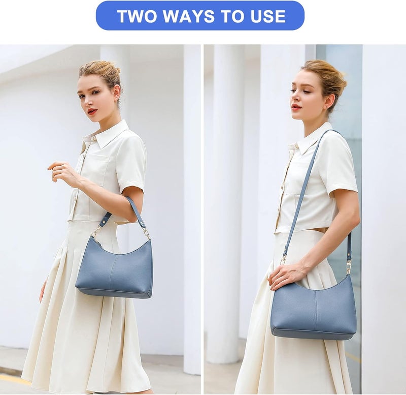 Keyli Small Shoulder Handbags for Women Mini Purse Waterproof Soft Leather Crossbody Bags for Work Shopping Travel - Image 2